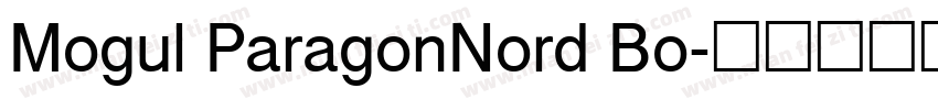Mogul ParagonNord Bo字体转换
